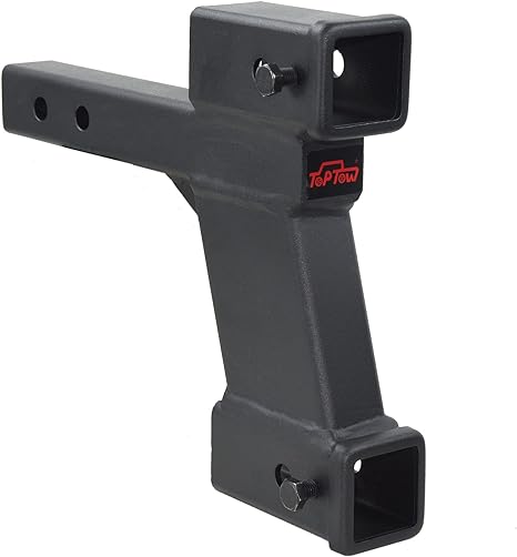 TOPTOW 64090 Trailer Hitch Extender Adapter with 2-inch & 8-inch Riser ...