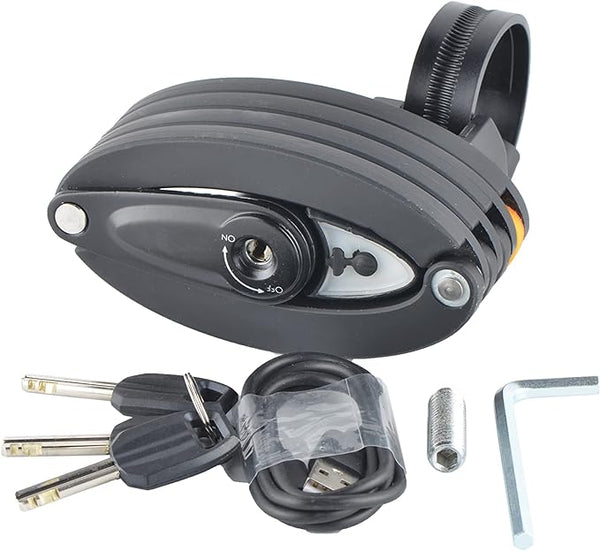 Bike Folding Lock High Security Level Heavy Duty Folding Bike Lock with Bracket