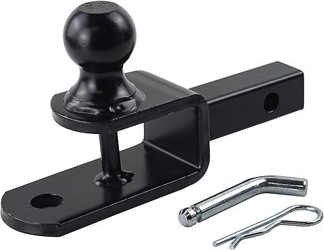 TOPTOW 64032  ATV/UTV Towing Hitch Receiver Ball Mount Adapter with 1 7/8 inch Ball, Fit for 1-1/4 inch Receiver